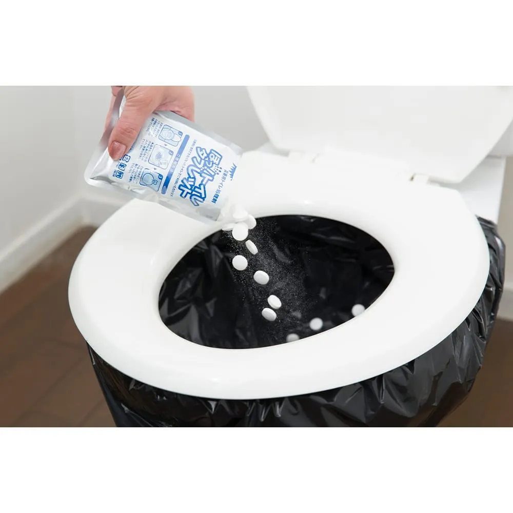 ほっ！トイレタブレット（100袋入り）+処理ビニール袋110枚付き（※日経通販歳時記掲載商品）