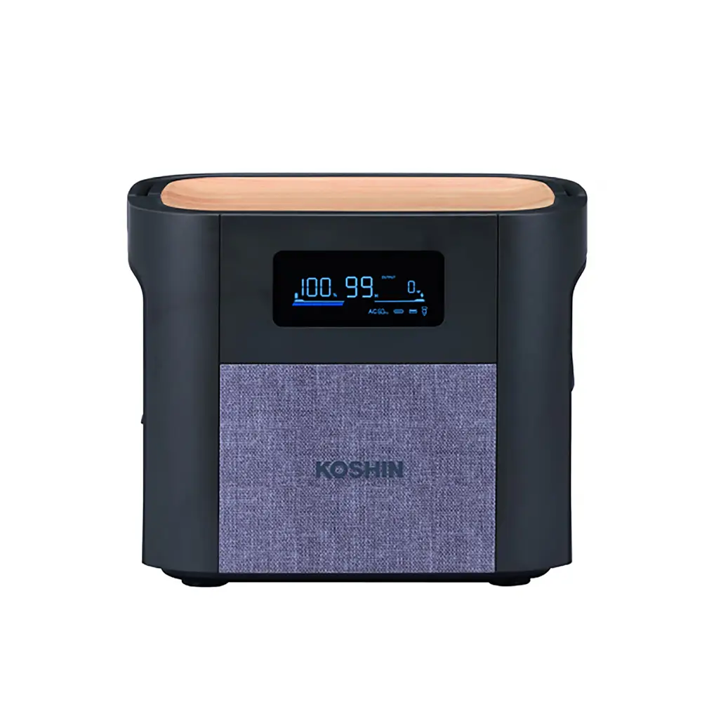 KOSHIN（工進）発電×蓄電セット－カセットガス式インバーター発電機 GV-9ig／ポータブル電源 BPS-6L｜インジケーター搭載／国土交通省超低騒音型建設機械指定／リン酸鉄リチウムイオンバッテリー搭載（充放電サイクル約4000回）コンセント挿しっぱなしパススルー充電完全対応／停電時の自動直接給電EPS機能搭載