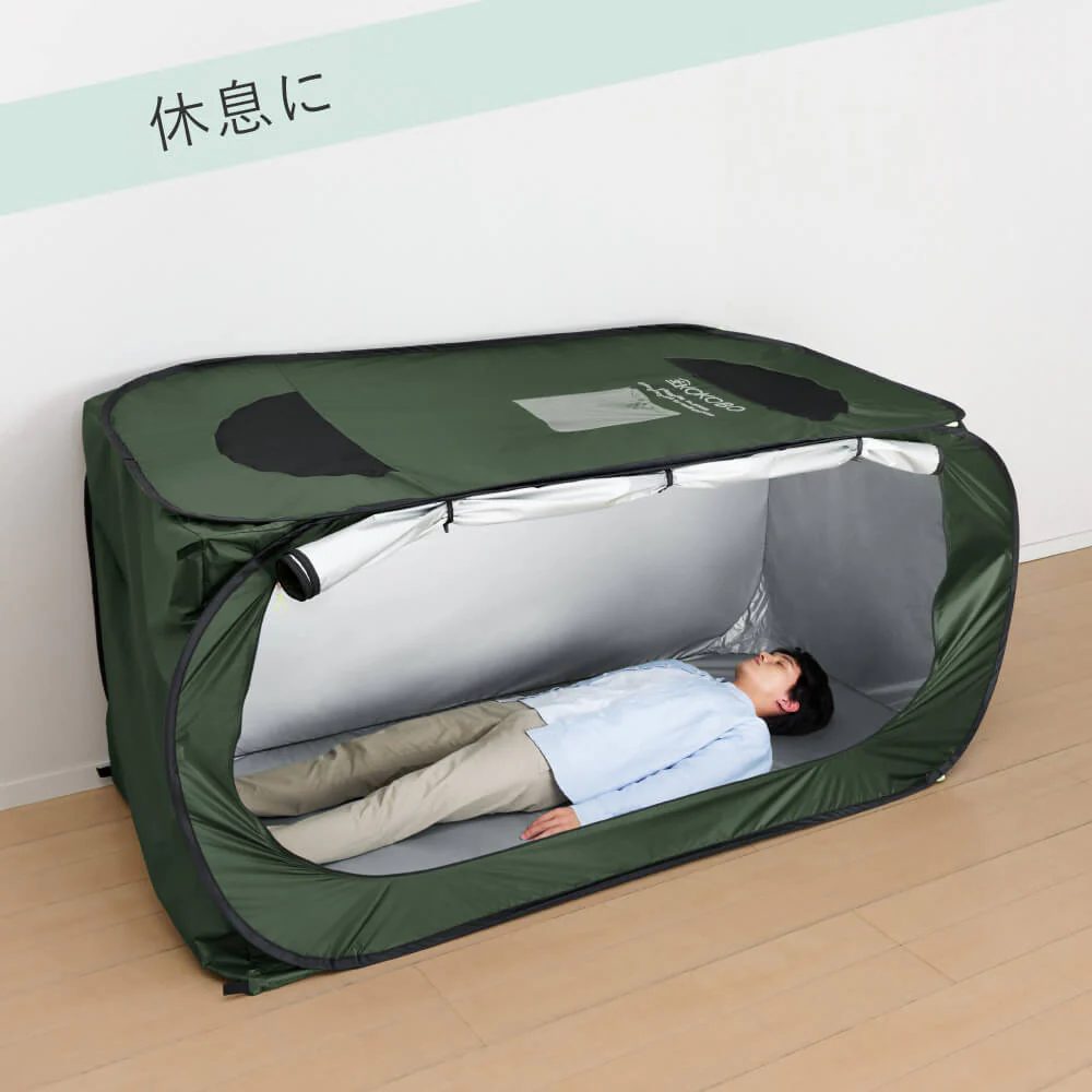 KOKOBO 縦横使える防災テント BTN100（ポップアップテントで簡単設営 / 持ち運びできる収納袋付き）｜キングジム