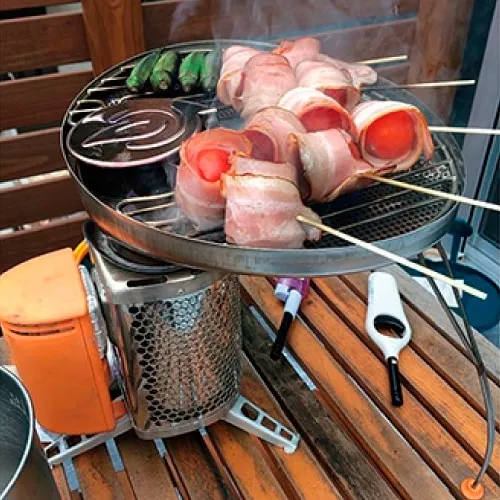 BioLite CampStoveバイオキャンプストーブ＋ポータブルグリルセット ポータブルグリル｜プロダクツ｜BioLite（バイオライト）｜公式