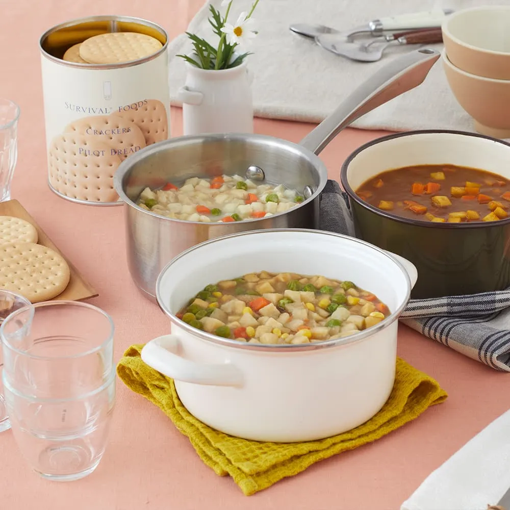 [小缶]チキンカレー・チキンシチュー・野菜シチューのファミリーセット（6缶詰め合わせ/非常食セット）｜サバイバルフーズ（約15食相当量）