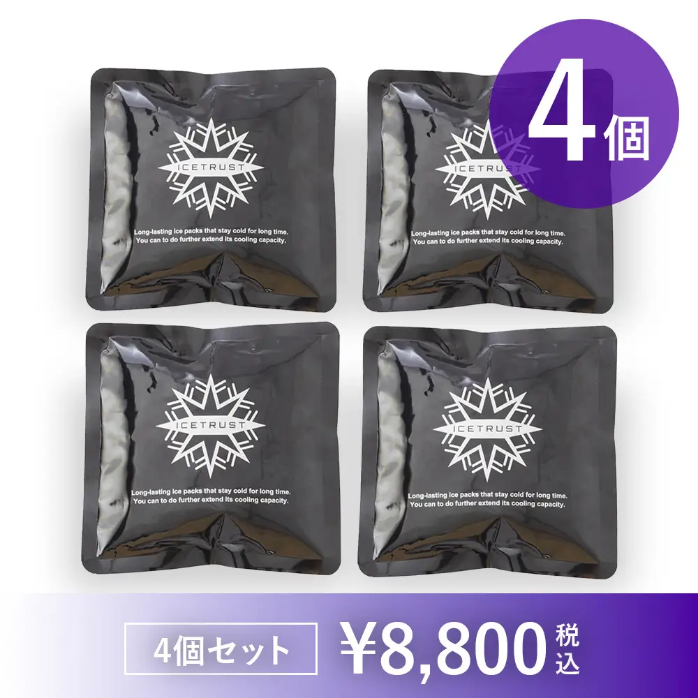 猛暑・酷暑対策グッズ］アイストラスト（長時間保冷剤）単品｜約0℃が3