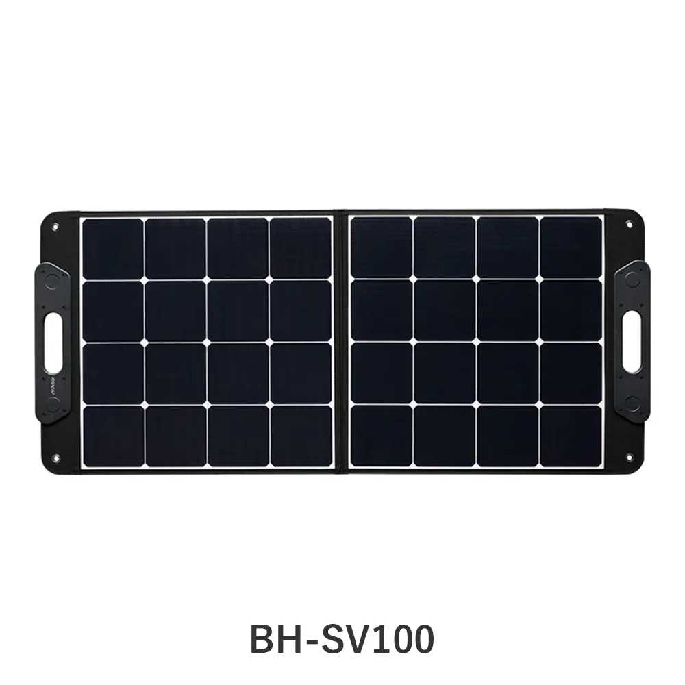 Victor ポータブルソーラーパネル BH-SV100 （※Victor RFシリーズ専用）｜最大100Ｗのハイパワー出力