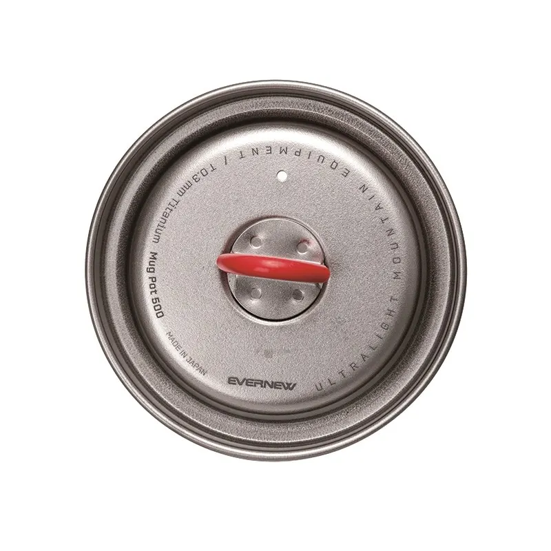 エバニュー チタンアルコールストーブ + チタンポット500(RED
