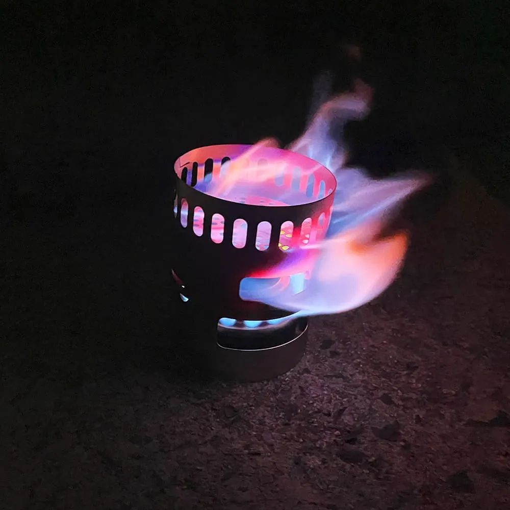 エバニュー(EVERNEW)チタンアルコールストーブ + チタンポット500(RED)セット