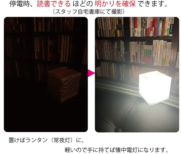 キャリーザサン Cool Bright（クールブライト=昼白色）全2サイズ｜防災