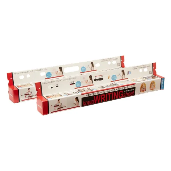 災害時・緊急時の災害対策本部の必需品｜静電気で壁・木・ガラスに貼りつき、自由に書き消しできるホワイトボードになる画期的シート《コーワライティングシート》 全3種