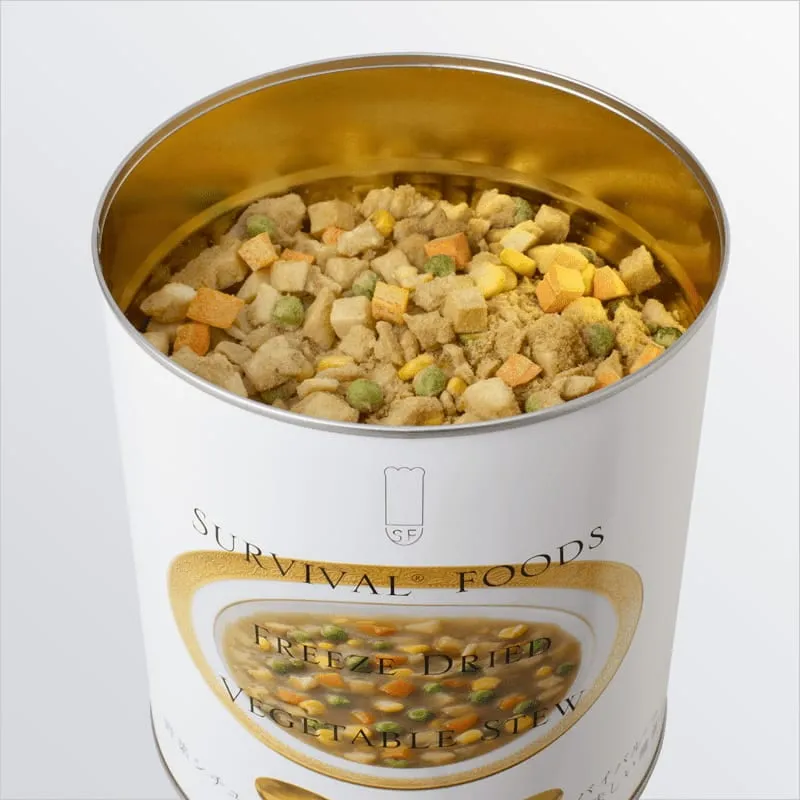 【賞味期限2040年12月】サバイバル®️フード6缶セット(非常食・長期保存食) 大缶]サバイバルフーズ チキンカレー・チキンシチュー・野菜