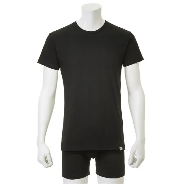 [災害用消臭下着 デオエスト(DEOEST)] Men's 消臭アンダーシャツ・クルーネック（丸首） [型番:IDT31] 全3色