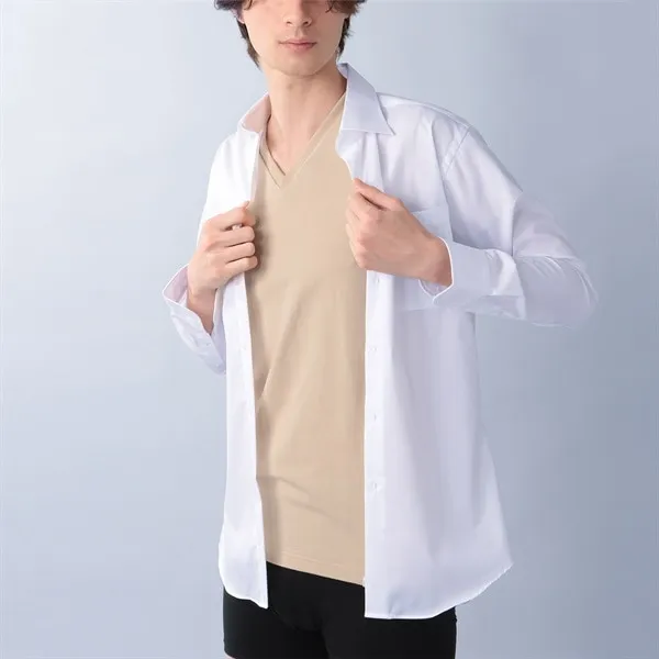 [災害用消臭下着 デオエスト(DEOEST)] Men's 消臭アンダーシャツ・Vネック（V首） [型番:IDA31] 全4色