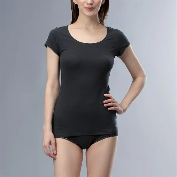 [災害用消臭下着 デオエスト(DEOEST)] Lady's 消臭フレンチスリーブ［汗取りパッド付き］（通年） [型番:IDG08] 全4色