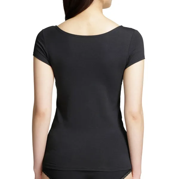 [災害用消臭下着 デオエスト(DEOEST)] Lady's 消臭フレンチスリーブ［汗取りパッド付き］（通年） [型番:IDG08] 全4色