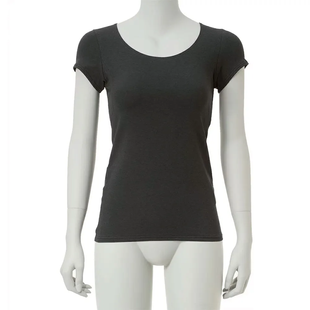 [災害用消臭下着 デオエスト(DEOEST)] Lady's 消臭フレンチスリーブ［汗取りパッド付き］（通年） [型番:IDG08] 全4色