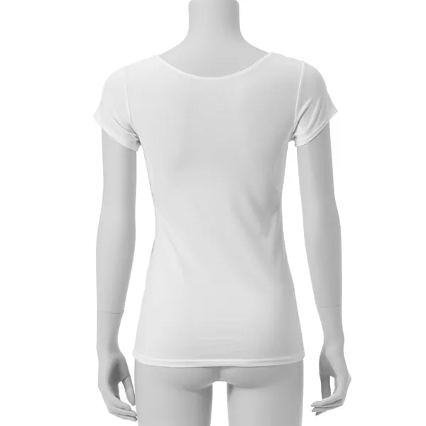 [災害用消臭下着 デオエスト(DEOEST)] Lady's 消臭フレンチスリーブ［汗取りパッド付き］（通年） [型番:IDG08] 全4色