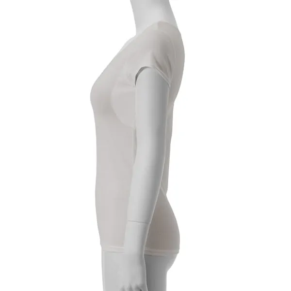 [災害用消臭下着 デオエスト(DEOEST)] Lady's 消臭フレンチスリーブ［汗取りパッド付き］（通年） [型番:IDG08] 全4色