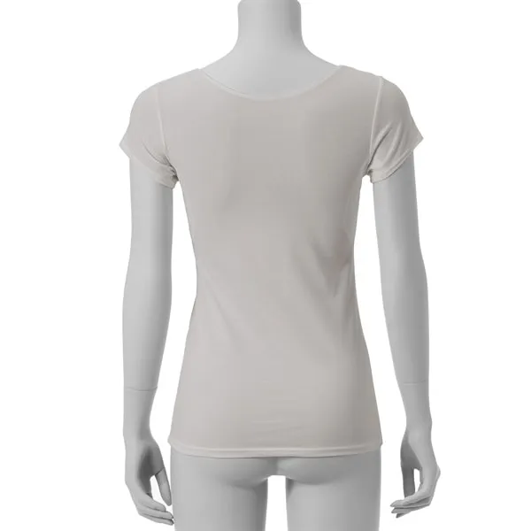 [災害用消臭下着 デオエスト(DEOEST)] Lady's 消臭フレンチスリーブ［汗取りパッド付き］（通年） [型番:IDG08] 全4色