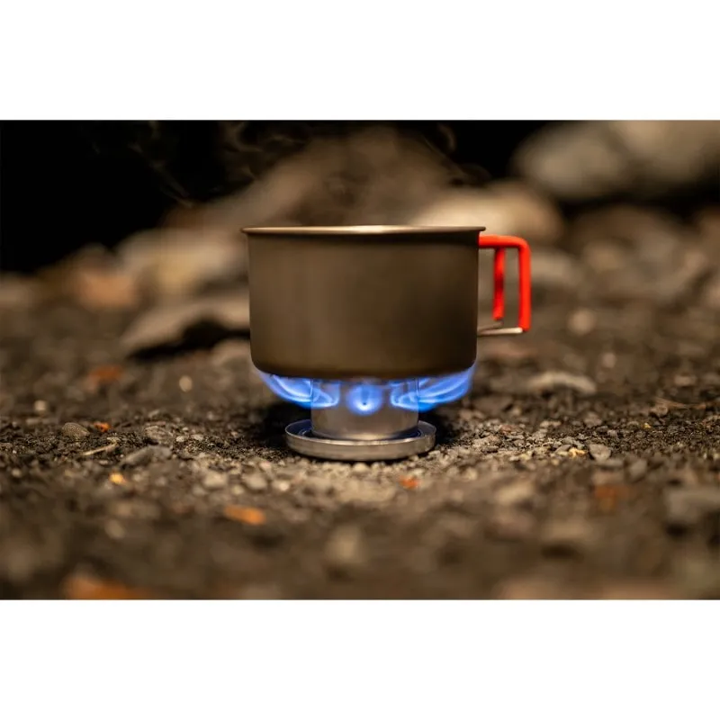エバニュー(EVERNEW) ブルーノート・アルコール・ストーブ 5点セット [BLUENOTEstove set×1 / Ti400FD Cup×1 / ポリ丸ボトル50ml×1 / NPクッカーケース400FD×1 / 安全マッチ×1]