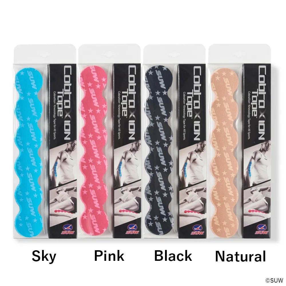 SUW CobraXion Tape(コブラクションテープ) 4箱(1色5枚入り4色 計20枚)セット