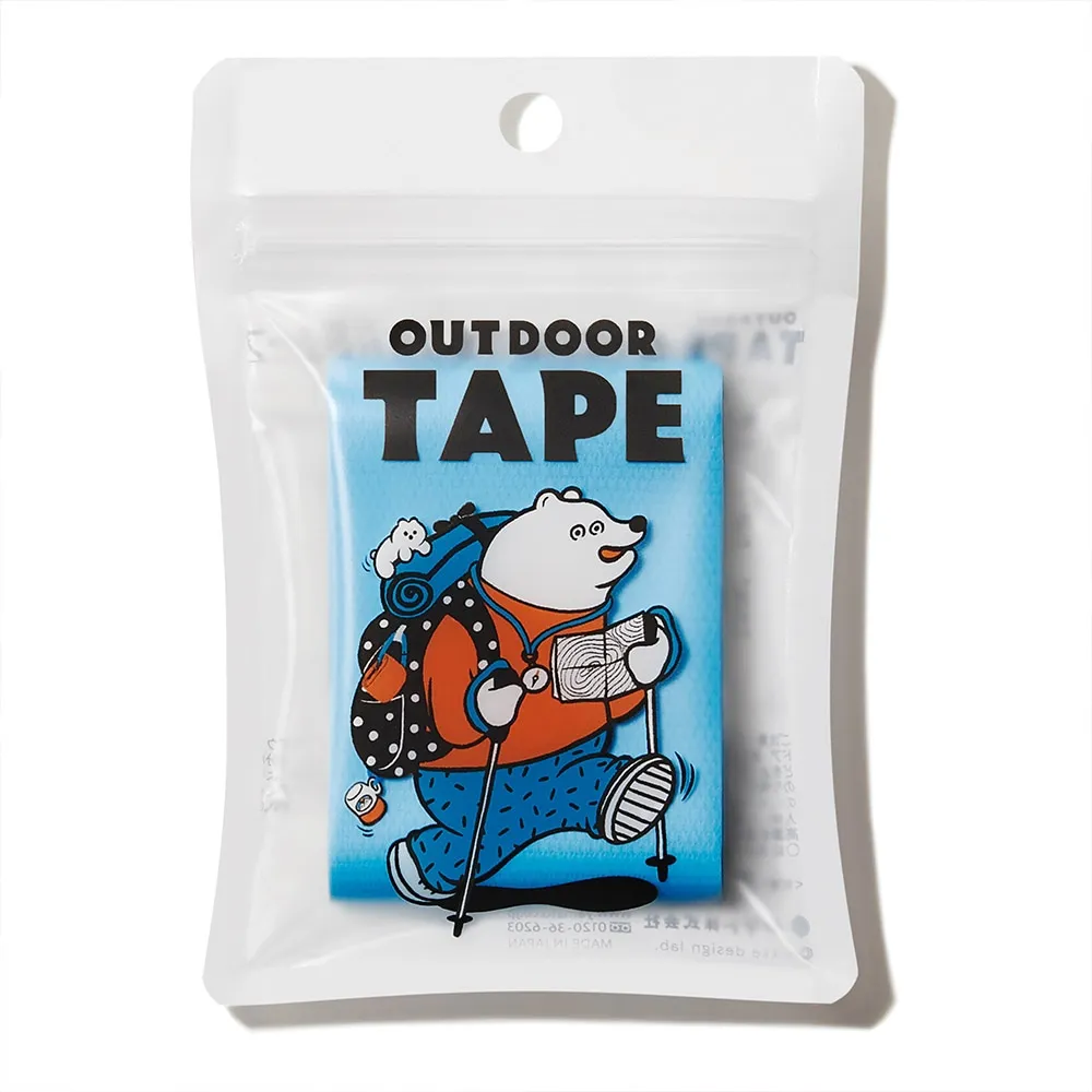 ヤマトの布粘着テープ「OUTDOOR TAPE」ネオンカラー4色セット｜防災の