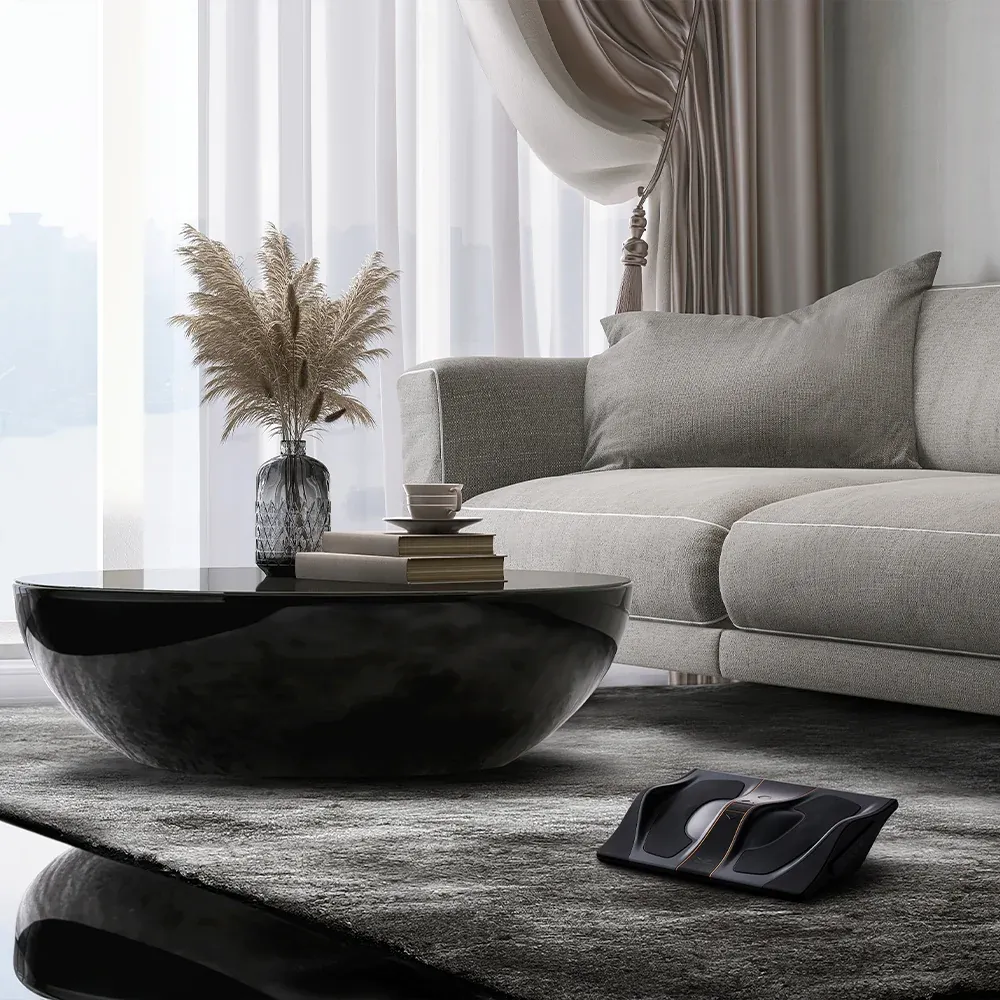 [逃げるために運動する] SIXPAD Foot Fit 3 BLACK EDITION（シックスパッド フットフィット3 ブラックエディション）（足を乗せることで、歩くために必要な身体を維持する）[リモコン付き]