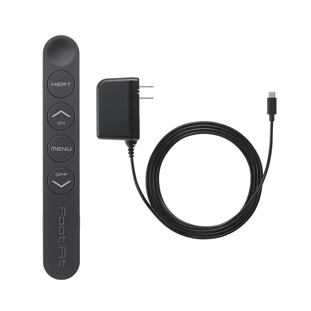 [逃げるために運動する] SIXPAD Foot Fit 3 Heat BLACK EDITION（シックスパッド フットフィット3 ヒート ブラックエディション）（足を乗せることで、歩くために必要な身体を維持する）[リモコン付き]