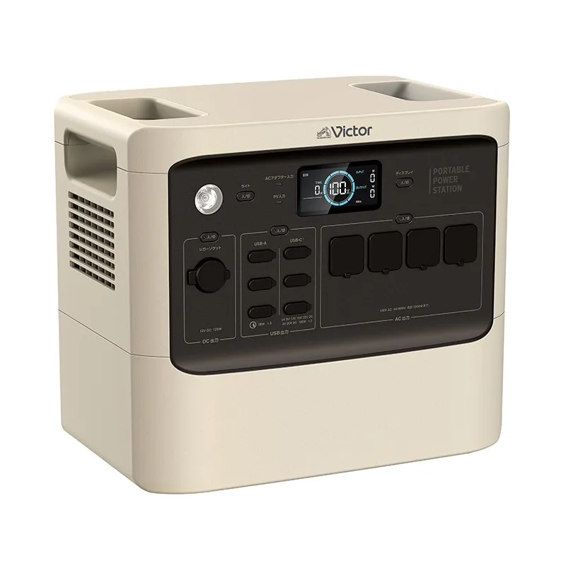 Victorポータブル電源 BN-RF1500・BN-RF1100 （容量1536Wh・1152Wh/DC出力口1/AC出力口4/USB出力口6）｜リン酸鉄リチウムイオンバッテリー搭載（電池長寿命3000サイクル）で1500W越の大容量ハイパフォーマンスモデル（コンセント挿しっぱなしパススルー充電完全対応）