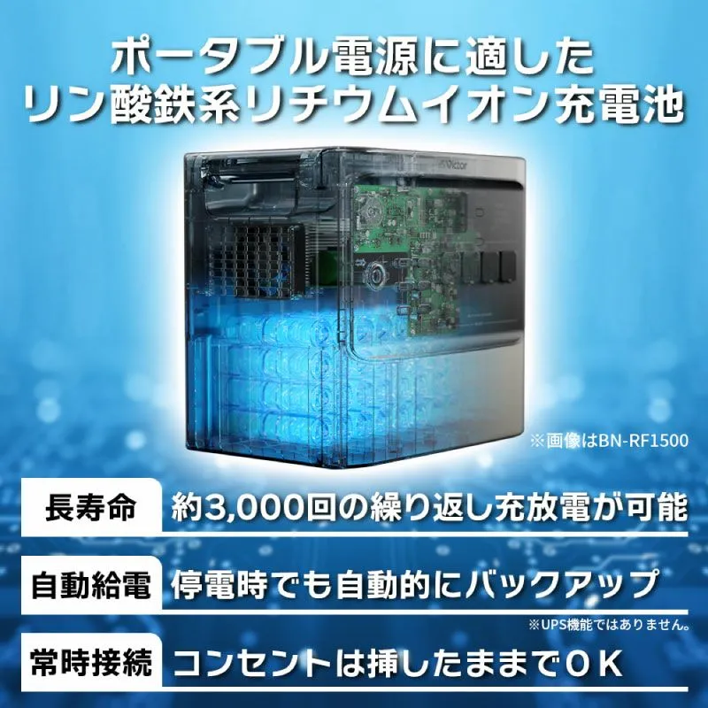 Victorポータブル電源 BN-RF1500・BN-RF1100｜防災のセレクト