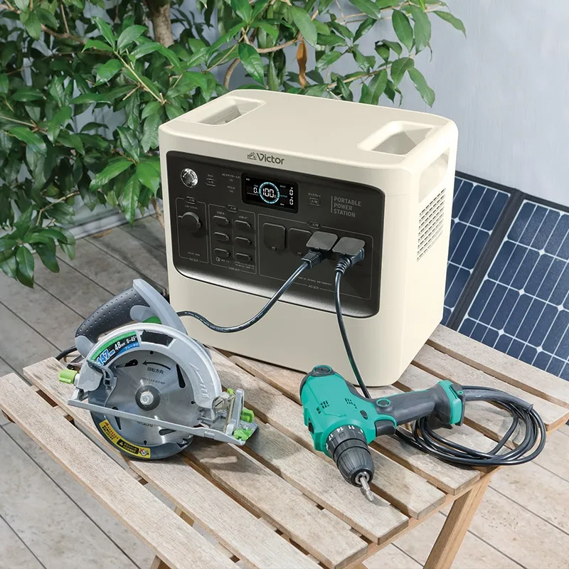 発電機・ポータブル電源 victor bn-rf1500 ポータブル電源 BN-RF1500/BN-RF1100 | ポータブル電源 | Victor