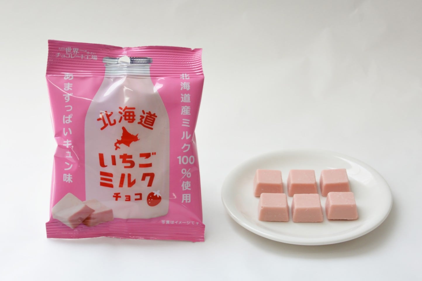 北海道いちごミルクチョコ