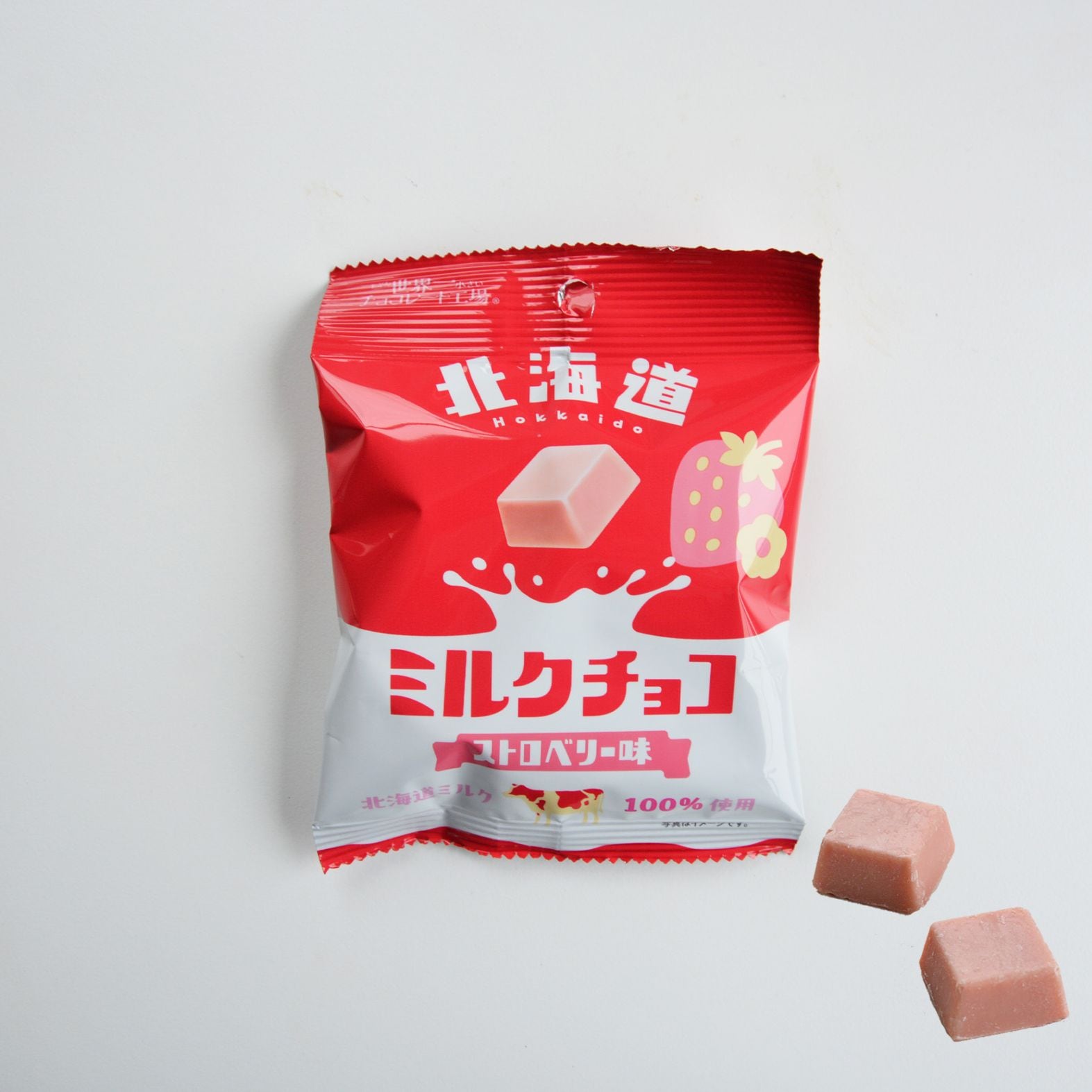 北海道いちごミルクチョコ