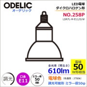 �����ǥ�å� NO258P��LDR7L-M-E11/D/W�� LED ��Ĵ�����ǽ����LED�ŵ���������ϥ������ ��50 ���ŵ忧 2700k��