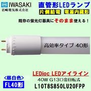 IWASAKI (����ŵ�)  ���Ψ������ 40�� L10T8S850LU20FPP ľ�ɷ�LED�ָ�����  FL40W�� ���򿧥����ס�5000k��