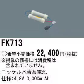 �ѥʥ��˥å� FK713 ͶƳ��������Ѿ������-������ �Хåƥ꡼