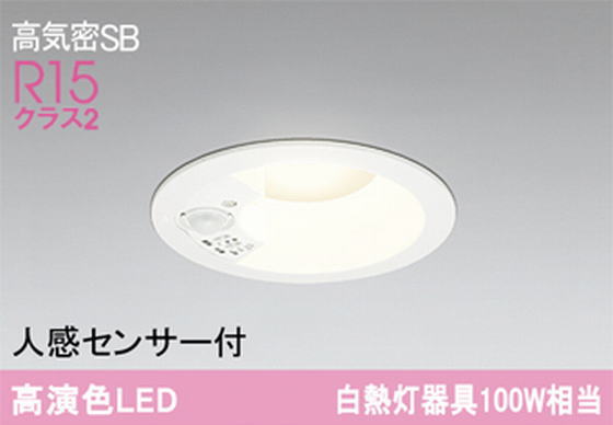 �����ǥ�å� OD261942R LED���η�������饤����Ǯ��100�׷����� �ʹ����󥵡���  ���ο������եۥ磻�ȡ������100�� ���� 3500K�����Ĵ����