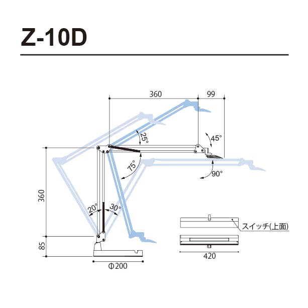 ľ Z-饤ȡZ-LIGHT Z-10DBZ-10D B ֥å LEDǥ