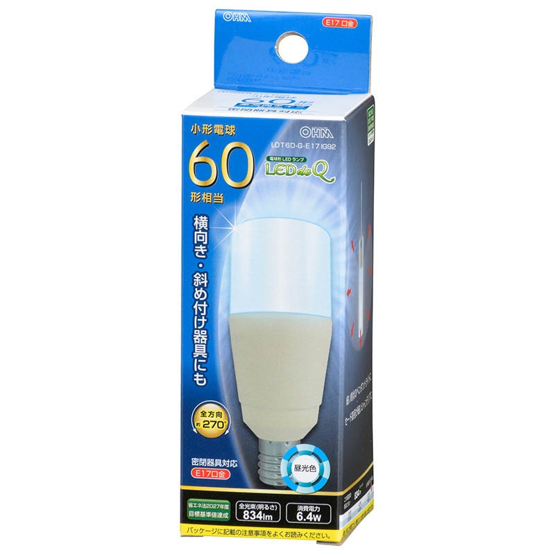 �������ŵ���OHM�� LDT6D-G-E17 IG92 LED�ŵ� T�����������E17�����