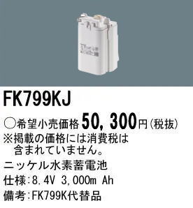 �ѥʥ��˥å� FK799KJ ͶƳ��������Ѿ������-������ �Хåƥ꡼