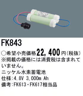 �ѥʥ��˥å� FK843 ͶƳ��������Ѿ������-������ �Хåƥ꡼