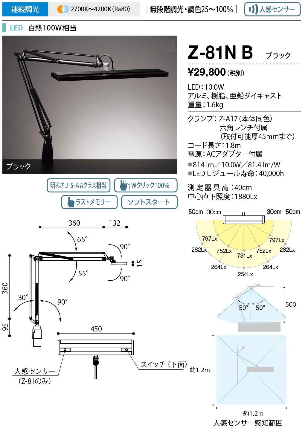 佪λʡ仳ľ Z-饤ȡZ-LIGHTZ-81NBZ-81N B ֥å LEDǥ