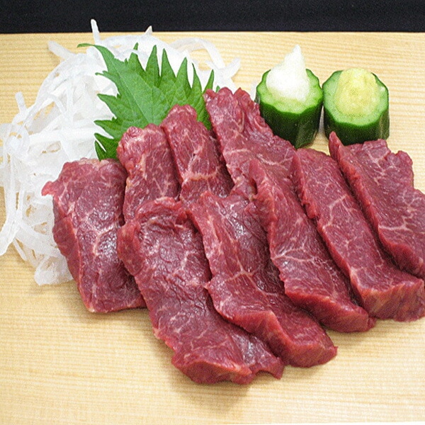 馬刺し　国産　赤身（スライス）　（200ｇ）