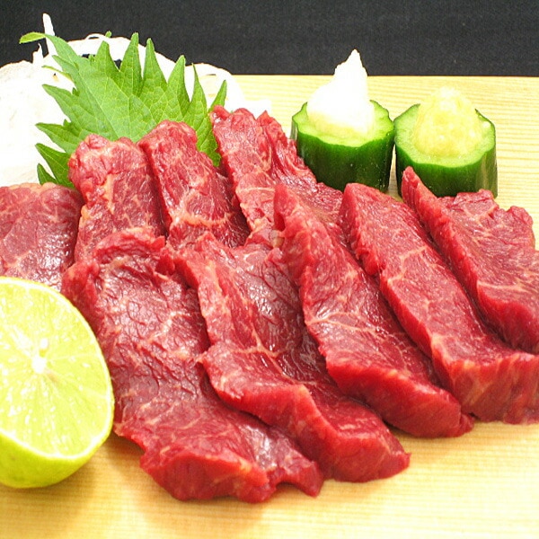 馬刺し　国産　上ロース（スライス）　（200ｇ）