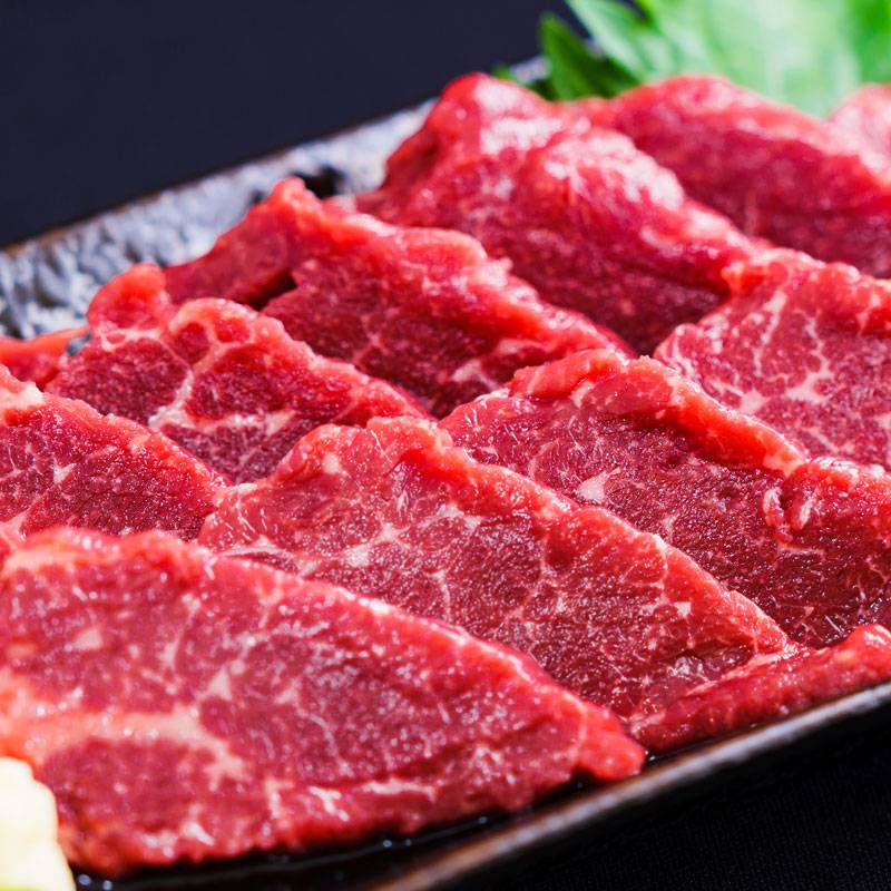 馬刺し　輸入　赤身（スライス）　（200ｇ）