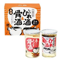 ふくのひれ酒＆骨酒  ２本箱入り（180m×2本）