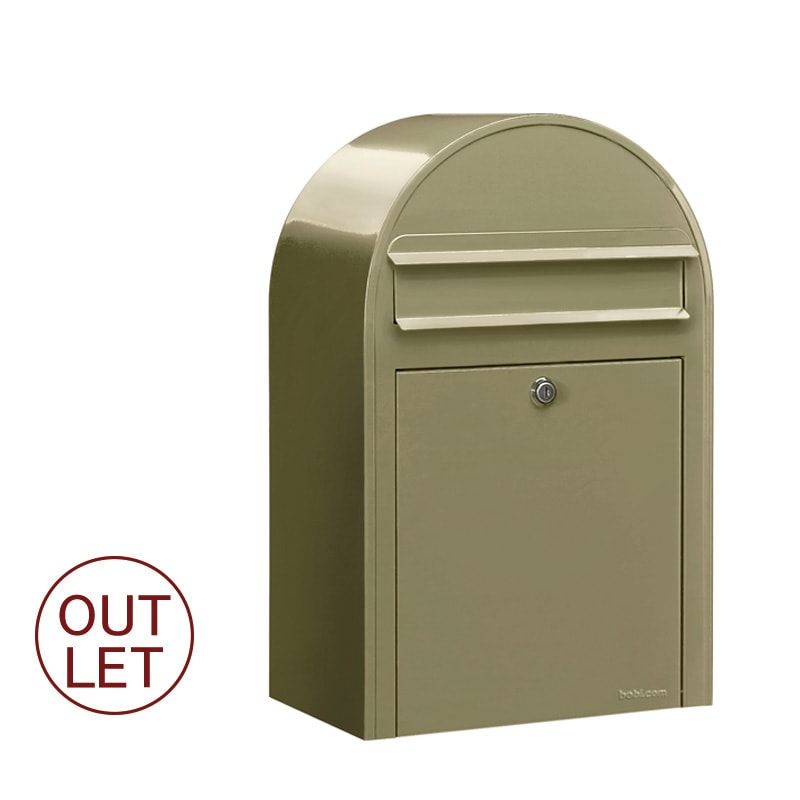 ★【アウトレット商品/40%オフ】　フィンランド製郵便ポスト/ボビポスト/オリーブ色/AAH67A-250716-1