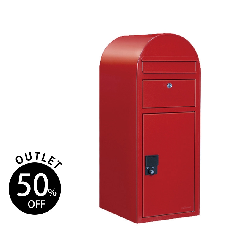 bobi Classic 赤色 郵便受け「ポスト」 アウトレット・セール｜郵便ポスト「ボビ/bobi 」｜ ※日本総販売元公式