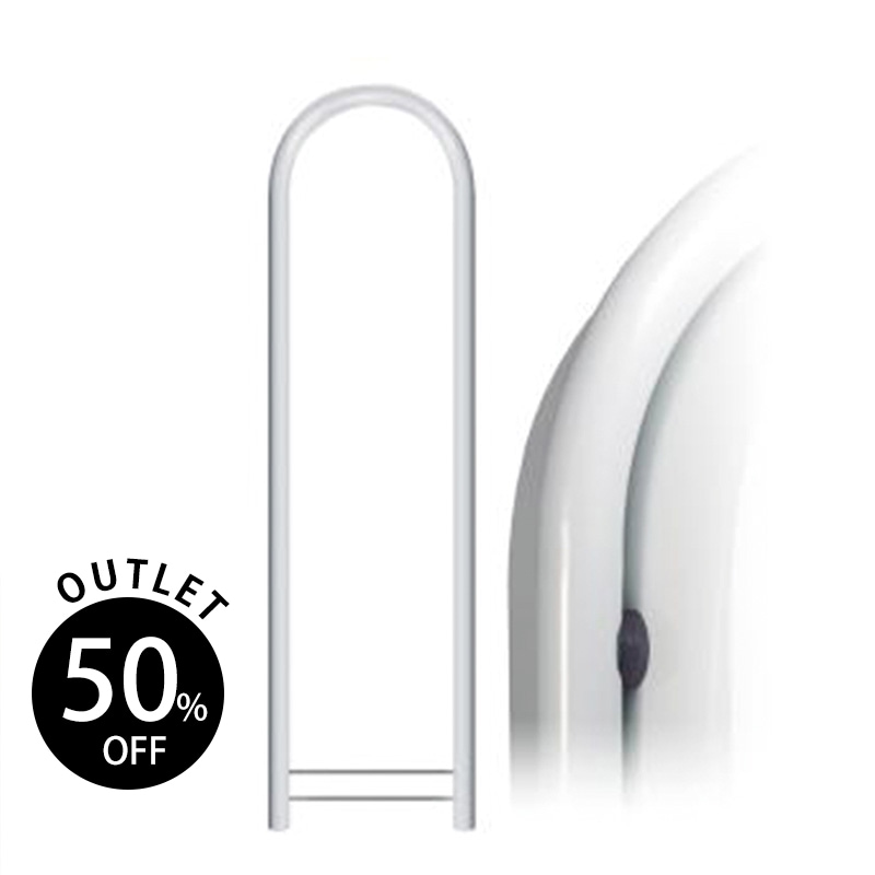 アウトレット|50%OFF|ボビラウンドホワイト |ボビポスト共通ポール|送料込(沖縄離島を除く)|AAH04B-260310-06