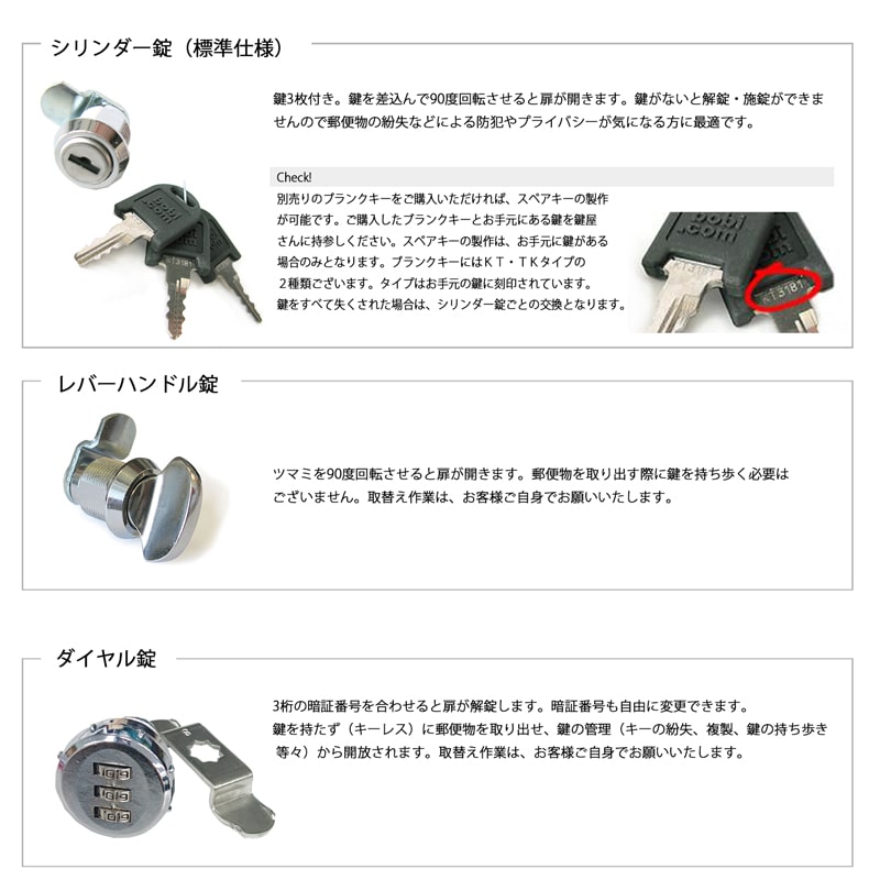 【レバーハンドル】  ボビポスト専用レバーハンドル　※公式