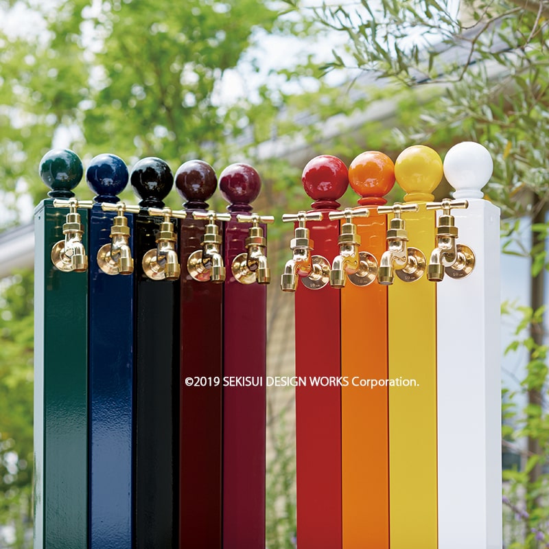 大人気！オーストラリアメイドの立水栓2口タイプ