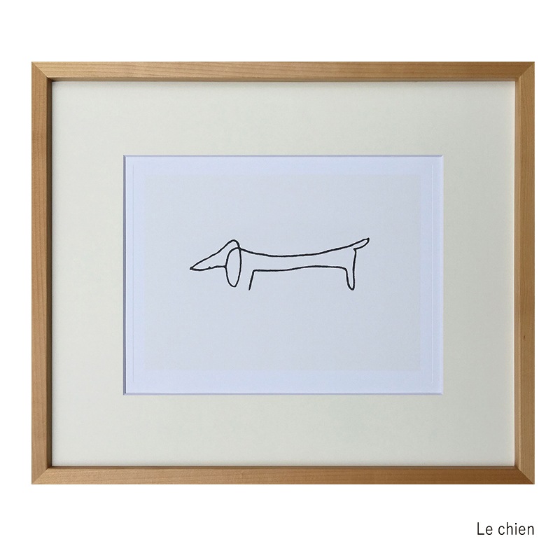 【アート絵画】　パブロ・ピカソ　「Le chien」