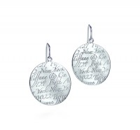 TIFFANY&Co[ティファニー]　”ティファニーノーツ”　ノーツ  ピアス　並行輸入品